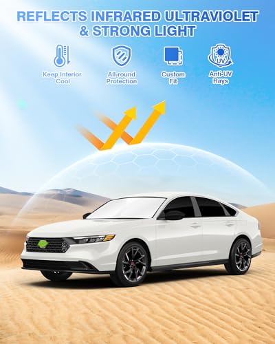 Sunshades for Honda Accord 2023 (8 Count)