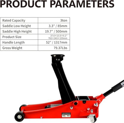 3 Ton Low Profile Floor Jack