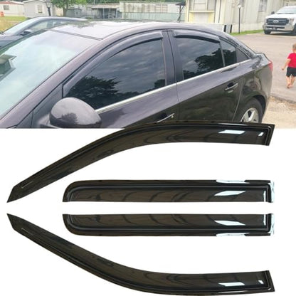 Window Visors Rain Guards for 11 (4 Count)