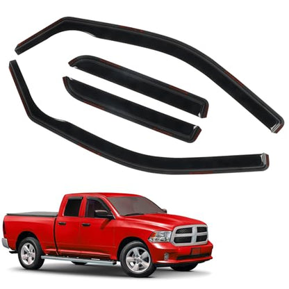 4 PCS in Channel Rain Guards for 2009 (4 Count)