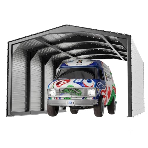 Military Grade Metal Carport 12x20 FT
