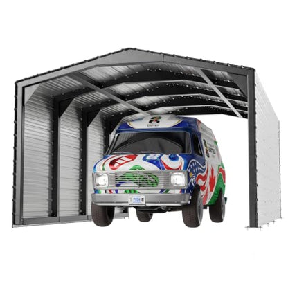 Military Grade Metal Carport 12x20 FT