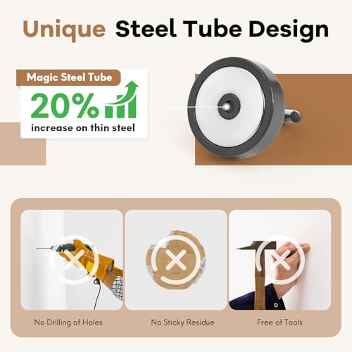 Magnetic Hooks Steel Tube Design for Cruise (10 Count)