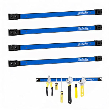 4 Pieces 18" Magnetic Tool Holder Strip (4 Count)