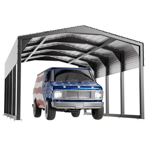 Military Grade Metal Carport 12x20 FT