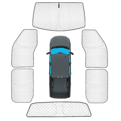 6pcs Thicken Full Window Sun Shades for Ford F