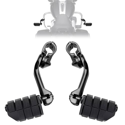 1.25" Highway Pegs Long Angled Pegs Adjustable for Harley Davidson Touring Road King Road Glide Street Glide Electra Glide Dyna Sportster Softail 1 1