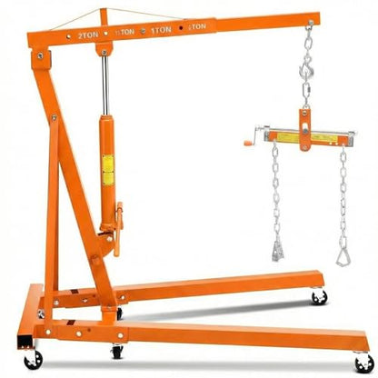 2 Ton Hydraulic Engine Hoist with Lever Stabilizer