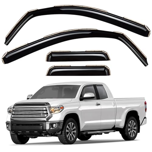 Window Deflectors Smoke Tinted in