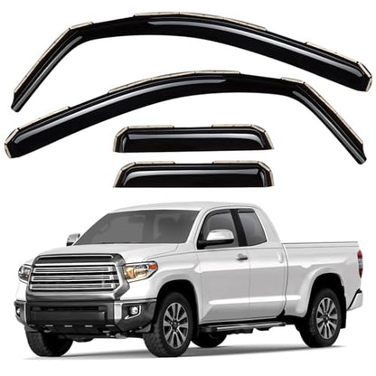Window Deflectors Smoke Tinted in
