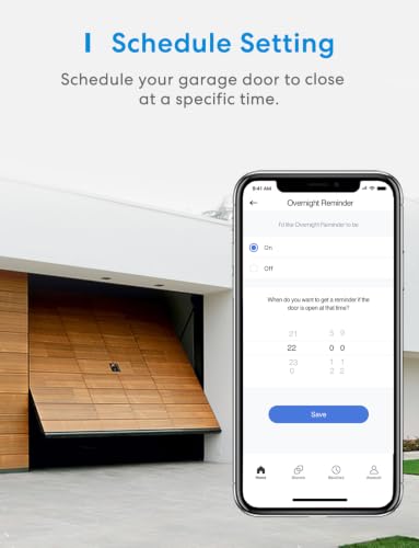 Smart Garage Door Opener Remote with External Antenna