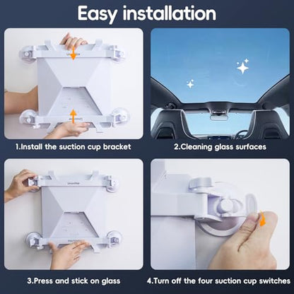 Linkoostar for Starlink Mini Sunroof Suction Cup Mount