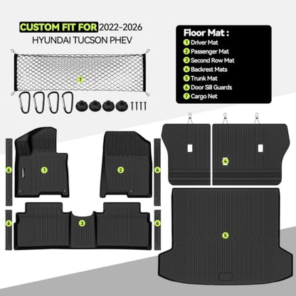 All Weather TPE Floor Mat Set for 2022