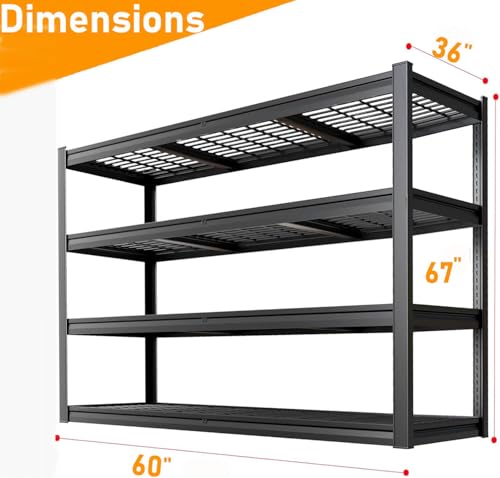 36" Deep Garage Shelving Heavy Duty