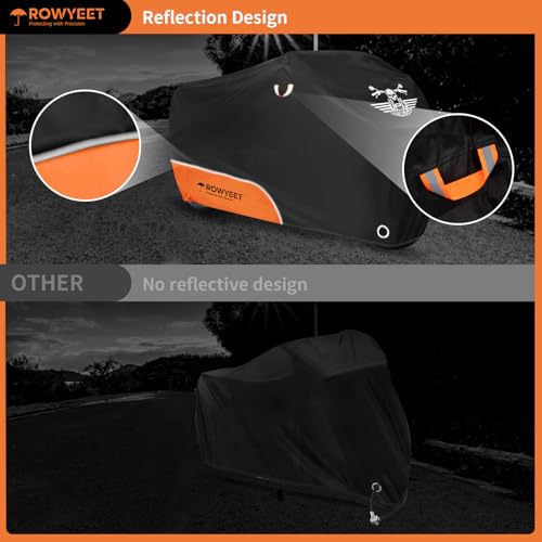 Motorcycle Cover Waterproof Outdoor Storage All Season Protection