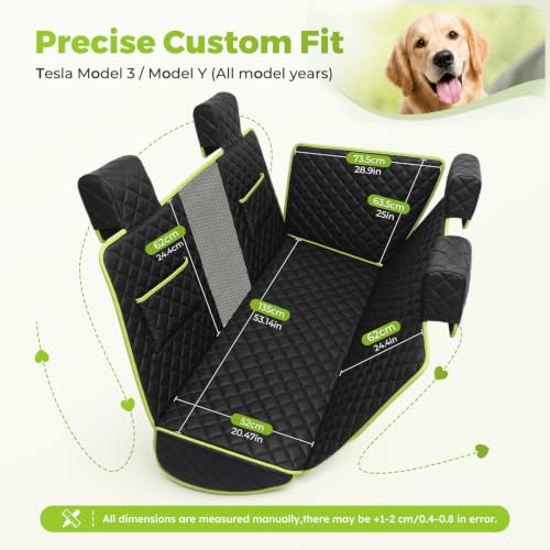 Dog Car Seat Cover for Tesla Model 3 Model Y
