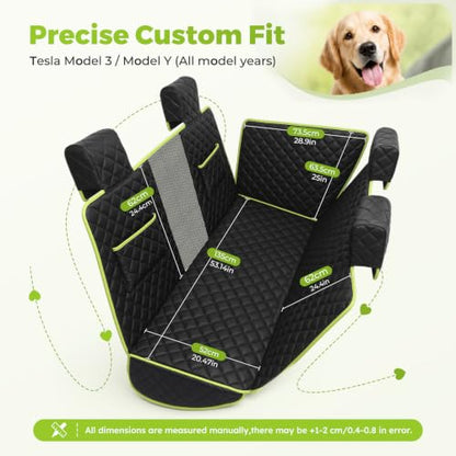 Dog Car Seat Cover for Tesla Model 3 Model Y