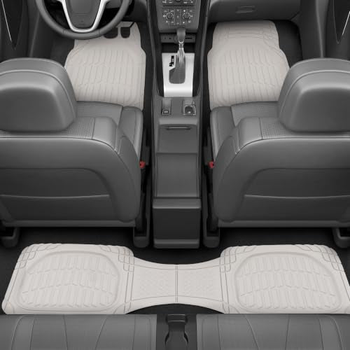 FlexTough LITE Rubber Car Mats Full Set (3 Count)