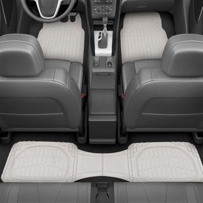 FlexTough LITE Rubber Car Mats Full Set (3 Count)