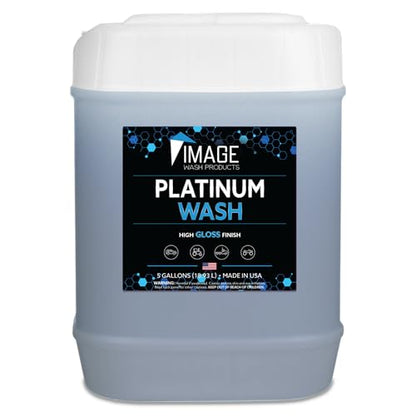 Image Wash (5-Gallon) Platinum Wash Car Soap Concentrated pH-Neutral Foam Soap for Foam Cannon & Bucket wipe Safe for Wax Ceramic Coatings High Lubricity Biodegradable Formula with Bubble Gum Scent (640 Fl Oz)