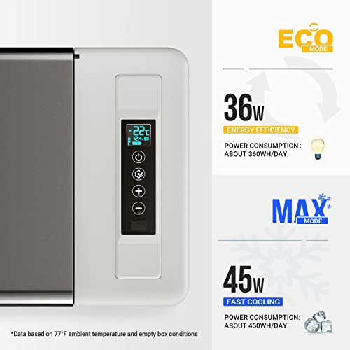 12 Volt Refrigerator With Cover 12V Car Fridge 30 Quart Portable Freezer Compressor Cooler Compressor Freezer