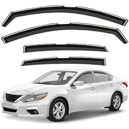Window Deflectors Smoke Tinted in