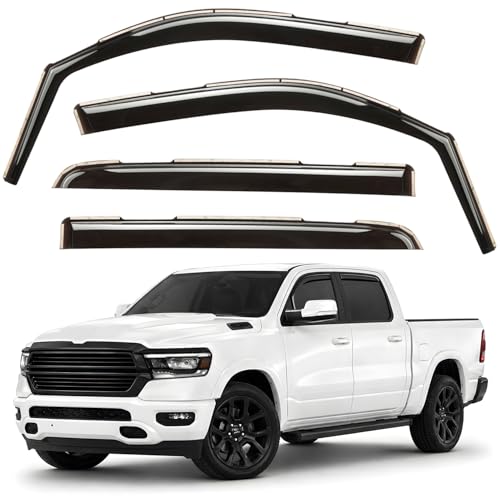 Window Deflectors Smoke Tinted in (4 Count)