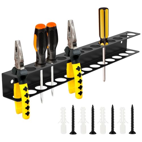 Screwdriver Organizer Wall Mount with 14 Holes
