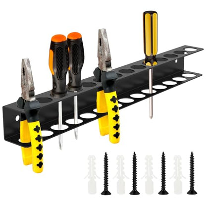 Screwdriver Organizer Wall Mount with 14 Holes