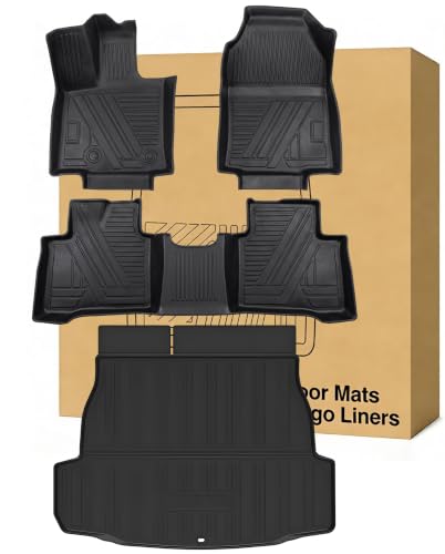 All Weather TPE Floor Mats＆Cargo Liners Custom (4 Count)