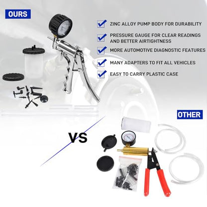 Hand Vacuum Pump Brake Bleeder Kit