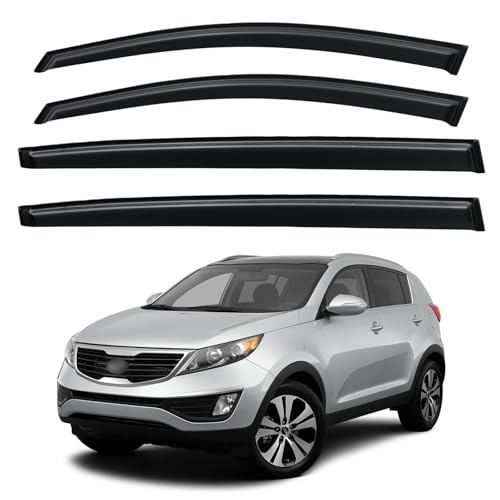 Window Visors Rain Guards for 2011 2012 2013 2014 2015 2016 Kia Sportage