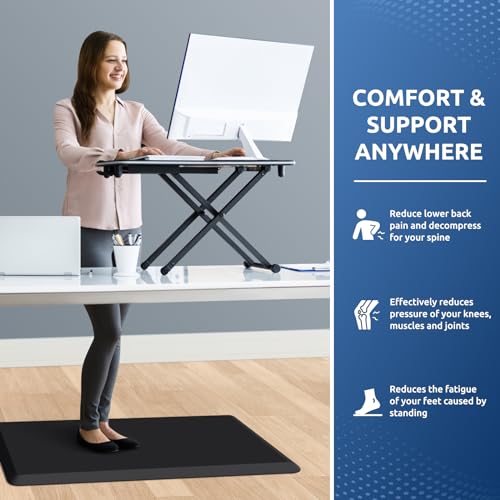 0.8" Thick Kitchen Mat Cushioned Anti Fatigue Rug Comfort Floor Mats