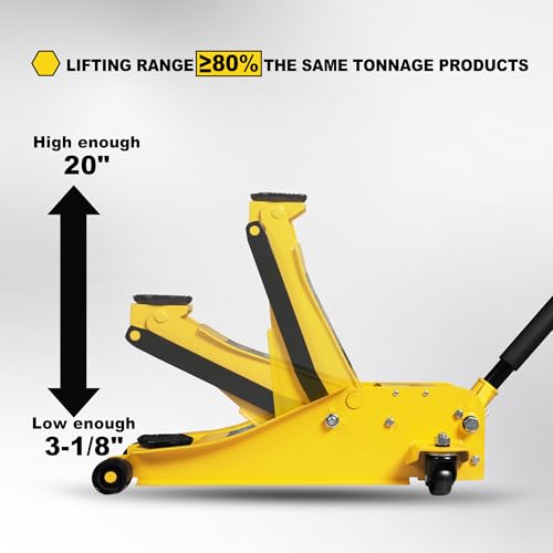3 Ton Hydraulic Floor Jack Dual Pump for Quickly Car Lift