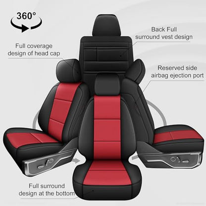 Custom Fit Front Seat Covers for Ford F150 2015 (2 Count)