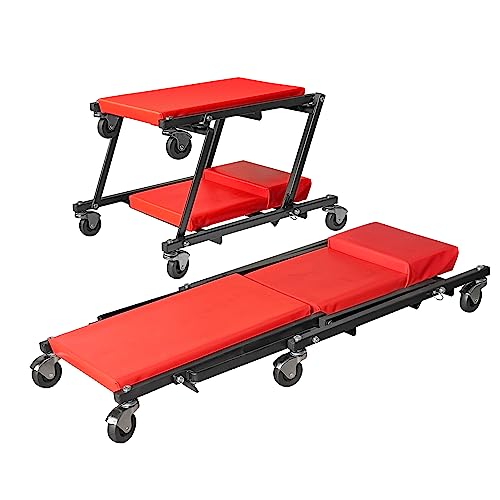 36" Rolling Foldable Car Creeper Automotive Creeper