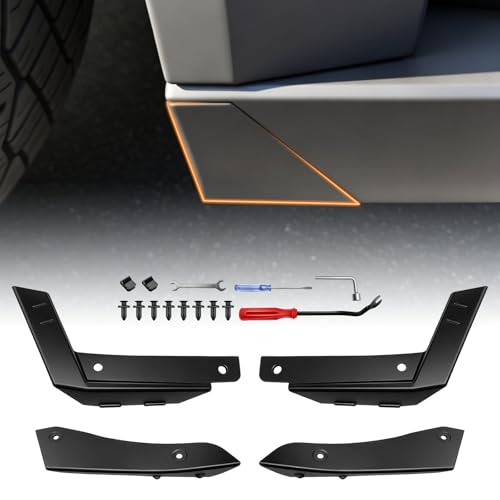 Wheel Fairing Delete Covers Fit for Tesla Cybertruck 2024 (4 Count)