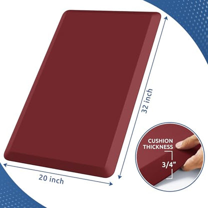 0.8" Thick Kitchen Mat Cushioned Anti Fatigue Rug Comfort Floor Mats