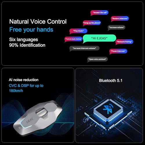 X10 Motorcycle Helmet Bluetooth Headset Speakers Headphone