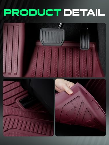 Automotive Floor Mats for Tesla Model Y Juniper 2025 2026 (6 Count)