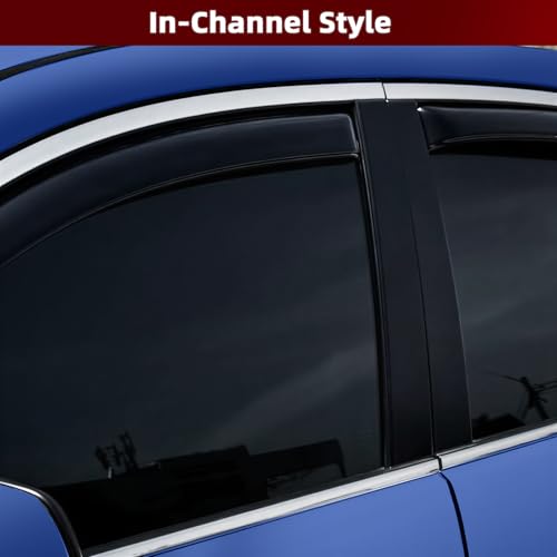 4pcs in Channel Window Rain Guard Fit for Audi Q5 (4 Count)