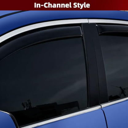 4pcs in Channel Window Rain Guard Fit for Audi Q5 (4 Count)