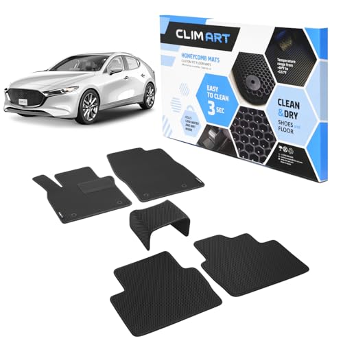 All Weather Car Floor Mats Compatible with Mazda 3 2019