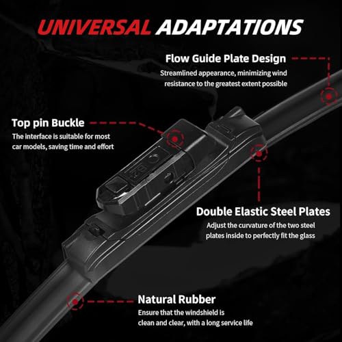 Windshield Wiper Blades (3 Count)