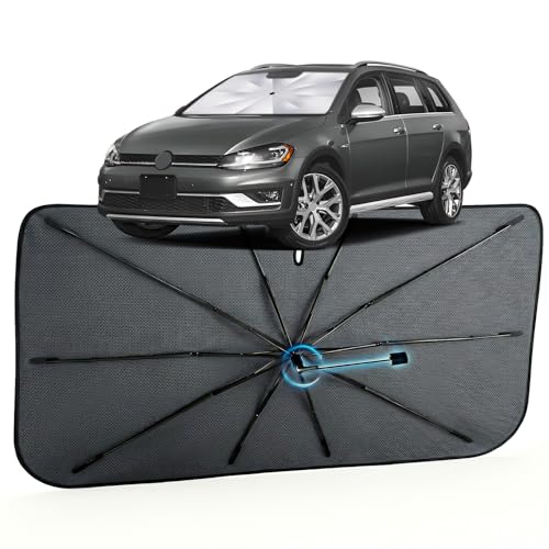 Car Windshield Sun Shade Umbrella for Volkswagen Golf Alltrack 2017