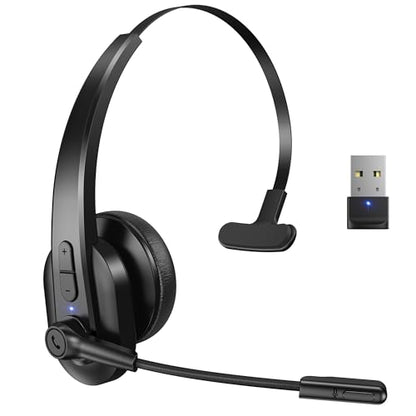 Bluetooth Headset with USB Dongle for Computer