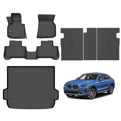 Floor Mats & Cargo Liner and Backrest Mat Fit for BMW X4 2019