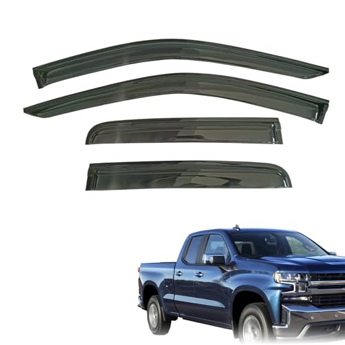 Tape On Rain Guards for Silverado