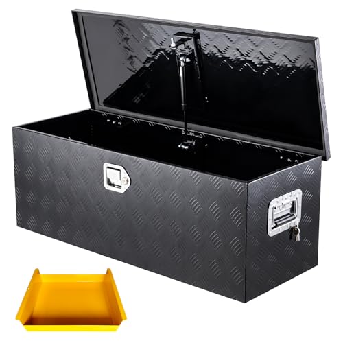Truck Bed Tool Box Aluminum with Lock and Keys