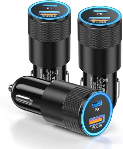 Car Charger USB C 3 (3 Count)